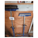 Roller Stands, Small Ladder, and Irwin Clamp