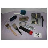 Punches, Wire Brushes, Painting Supplies