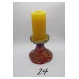 Carnival Candle Holder 5 1/2' T