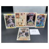 1984 Donruss Champions jumbos, 5-cards