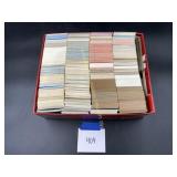 100's of baseball cards-mixed