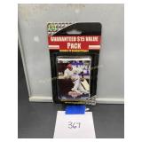 25 baseball cards, sealed