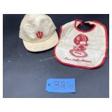 IU Baby Bib and Hat
