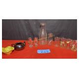 2 Glass Milk Jars, 1-Ft. Wayne Dairy Company,
