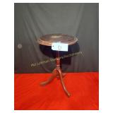 Wood plant stand, 15' W x 23' T burgundy finish