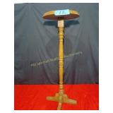 Tall wood plant stand 15'W x 43 1/2' T