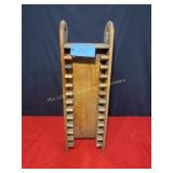 Wood VHS stand 10 1/2' W x 9 1/4' D x 32 1/2' T