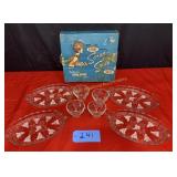 8 Pc Anchor Hocking Snack Sets, 4 Serving Trays,