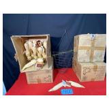 6' Indiana Corn Dï¿½cor x4 Boxes and Wire Holding