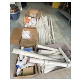 PVC Pipes all different sizes --Longest ones 64'