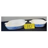 Corning Ware, Blue Cornflower, 1 qt. and 10'