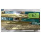 6-72" Carpet Gripper, Brass, 1-36" Carpet Gripper