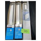 3-24" Moen Brushed Nickle Towel Bars