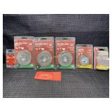 Wire Wheel Brush, 1/2", 1/4", misc. pieces