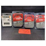 3 pkgs Oregon 16" Chainsaw Chains, 1-16" Worx
