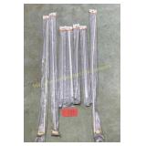 3-48"-84" Sash Rods. 4- Heavy Duty Curtain