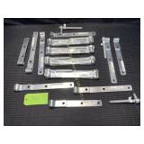 10" Gate Hinges, 12" Hinge Straps,