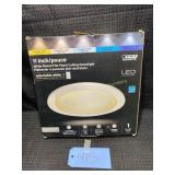11" White Round Flat Panel Ceiling Downlight