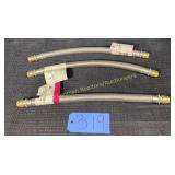 Supply Flex Hose, 1/2"x1/2"-18"