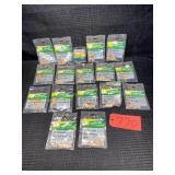 Pkg. of 1/4" Flat Head Plugs, Misc. Round Head