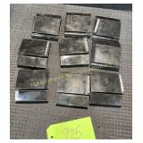 9 "Campbell" plastic pieces