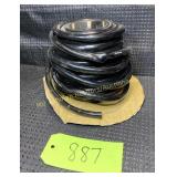Black Vinyl Tubing, 1/2"  partial roll