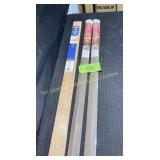 Oak Threshold 36" long, 2-Self Adhesive Floor
