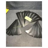 Lot of Black 10" brackets