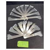 Lot of 8" and 10 Brackets