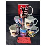 (6) Dale Earnhardt coffee mugs all #3 but all