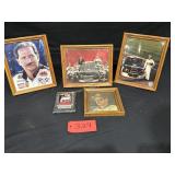 Dale Earnhardt Wall Hanging and Pictures in Frames