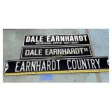 Dale Earnhardt and Dale Earnhardt Jr Street Signs