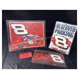 Dale Jr #8 License Plate, Dale Jr Reserved