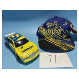Dale Earnhardt Wrangler Hat and #15 1:24 Scale