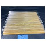 1:64 Scale Wooden and Plexiglass Display Shelf