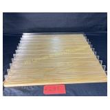 Wooden and Plexiglass 1:64 Scale Display Shelf