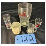 Assorted Glassses, Budweiser Stout Glass, Dale 3