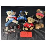 5 Stuffed Plushies Nascar