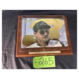 Dale Earnhardt Wooden Plaque picture gold embossed