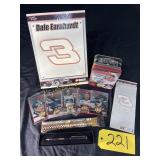 Dale Earnhardt (5) metal collector cards in tin,