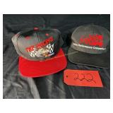 1 Taz Racing Nascar hat, 1 Action Performance hat