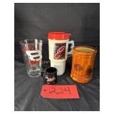 #3 small mug shot glass, #8 Earnhardt Jr.