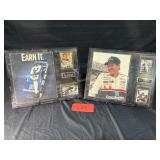 (2) 12x15 Thick Dale Earnhardt SR Plaques 7 time