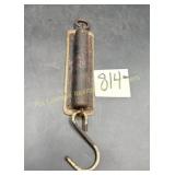 50 LBS Brass Spring Scale--John Chatillon and Sons