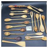 Vintage Wooden Kitchen Utensils