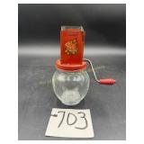 Nut Grinder--Glass and Metal