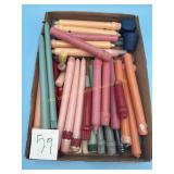 Lot of candles, tapers