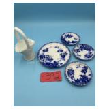 Westmooreland White Milk Glass Diamone Pattern