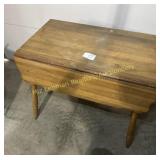 Wood drop leaf table