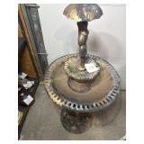 Metal Water Fountain- Girl with Umbrella